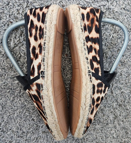 TORY BURCH Leopardenmuster Espadrilles flache Slipper Größe 6,5 - Bild 5 von 7