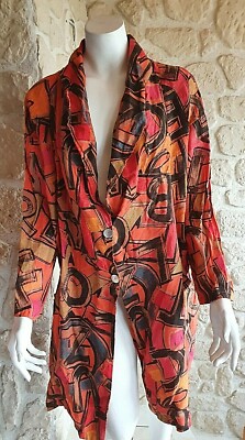 Talia Benson Robe Lin Grande Taille Tunique Panty Atoll Palme