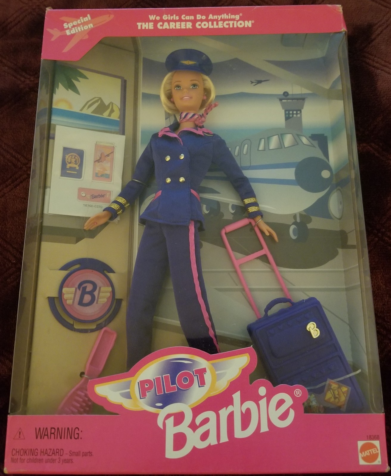 We Girls Can Do Anything Career Collection Pilot Barbie Special Edition MATTEL