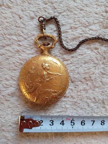 IMAGE Vintage Pocket Watch Mechanical SS 17 Jewels Retro Full Hunter - Picture 8 of 10