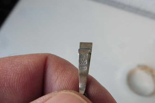 Bel Vecchio Ciondolo, Ciondolo In Argento 800 Con Quarzo Rosa, AHB 800 - Foto 5 di 5