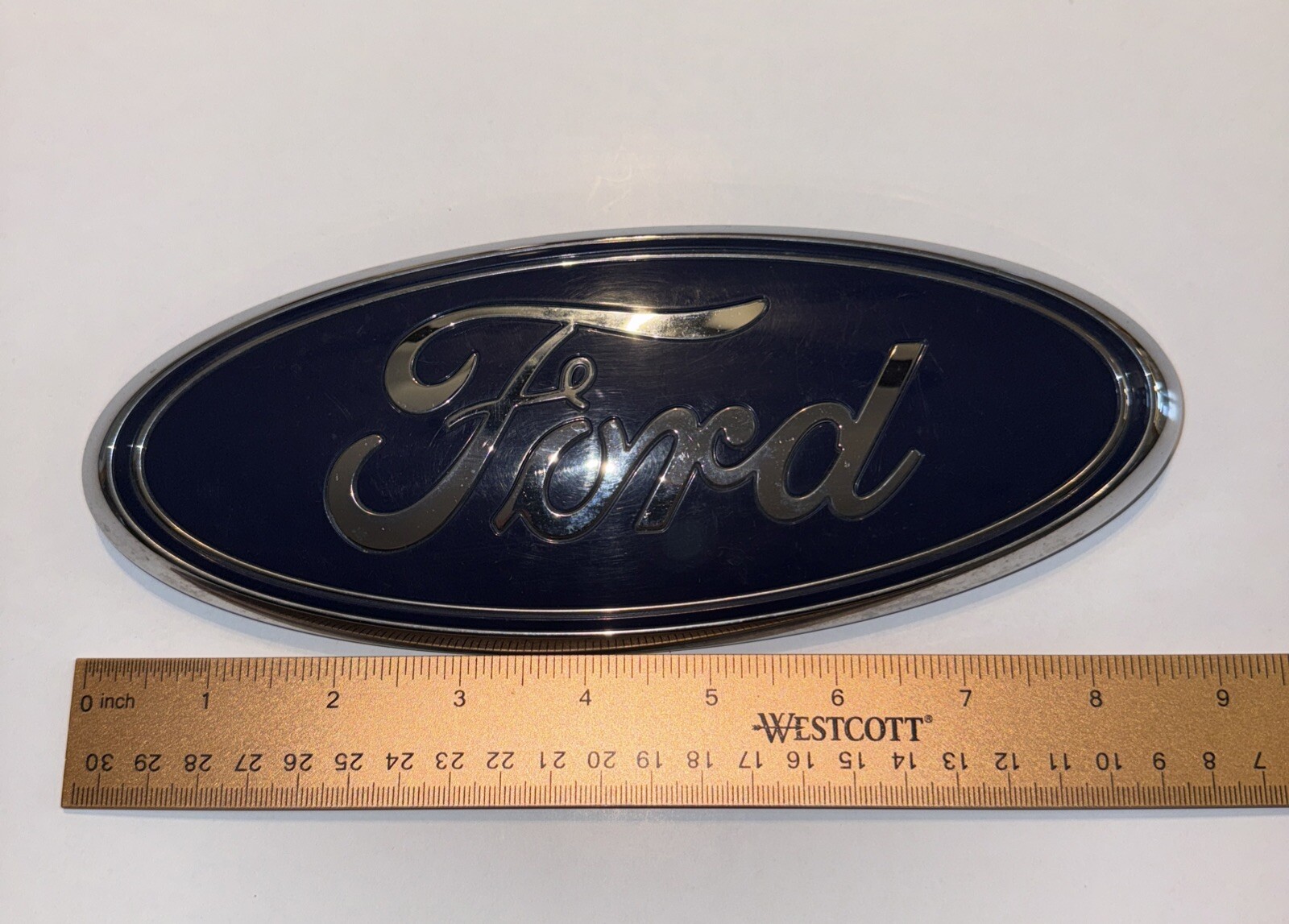 Grilles For Ford Taurus X Ford Blue Oval Chrome Emblem - 9" X 3.5 - Foto 12