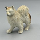 Vintage Confetti Alaskan Malamute Siberian Husky Dog Figurine Japan Wolf Spitz
