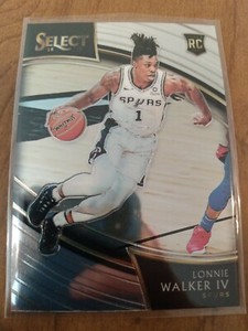 2018-19 Panini Select Lonnie Walker IV RC #271 Courtside SP SPURS