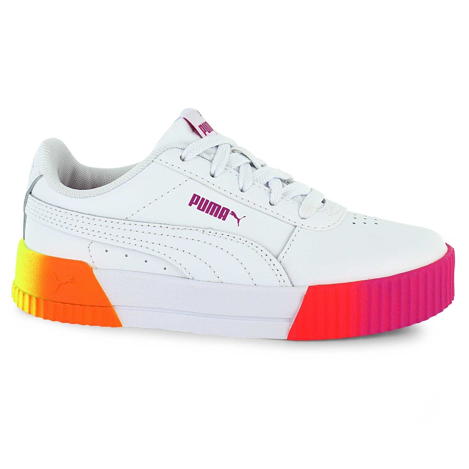 Schurend Negen Stevenson Puma Carina Neon Fade Jr~Softfoam+optimal comfort~white/white/yellow alert~NEW | eBay Schurend Negen Stevenson Puma Carina Neon Fade Jr~Softfoam+optimal comfort~white/white/yellow alert~NEW | eBay