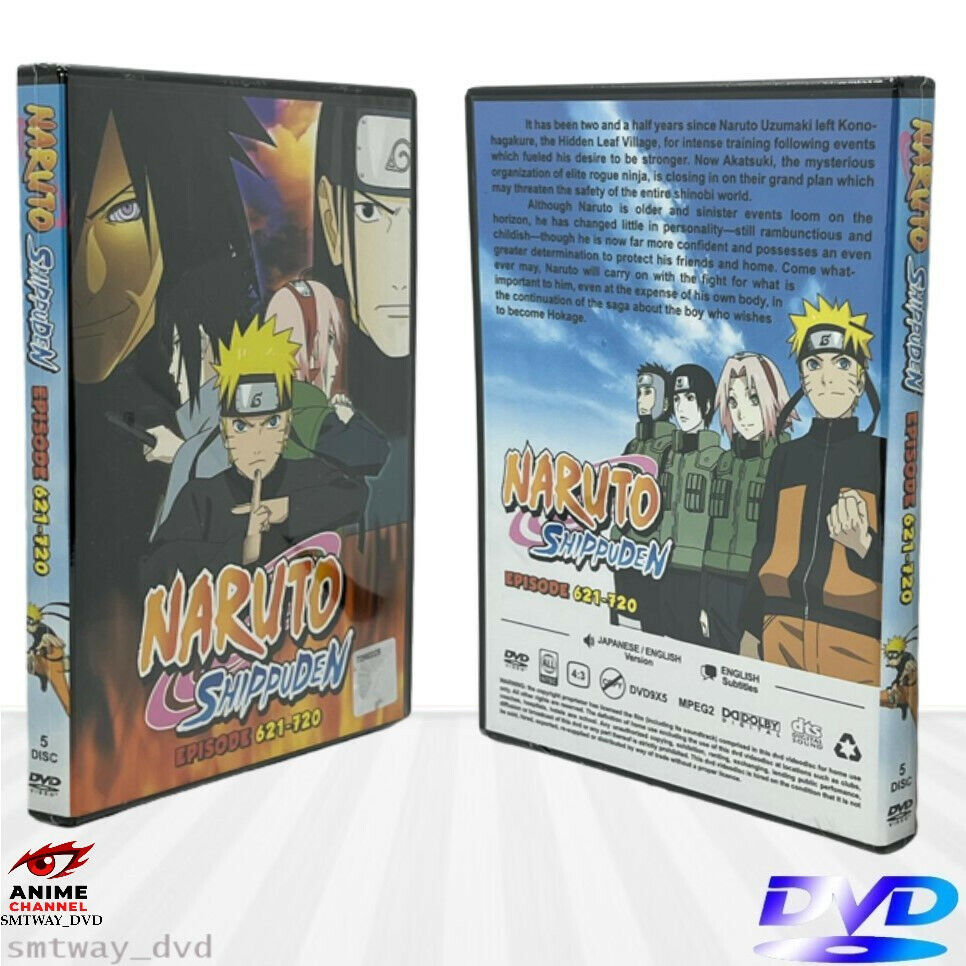 Anime DVD Naruto Season 1 & 2 (Episode 1 - 720 End) Complete English Dubbed