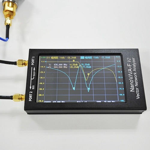 4.3 Inch 50KHz-3GHz NanoVNA-F V2 VNA Network Antenna Analyzer UHF HF VHF GOOD - Picture 13 of 13