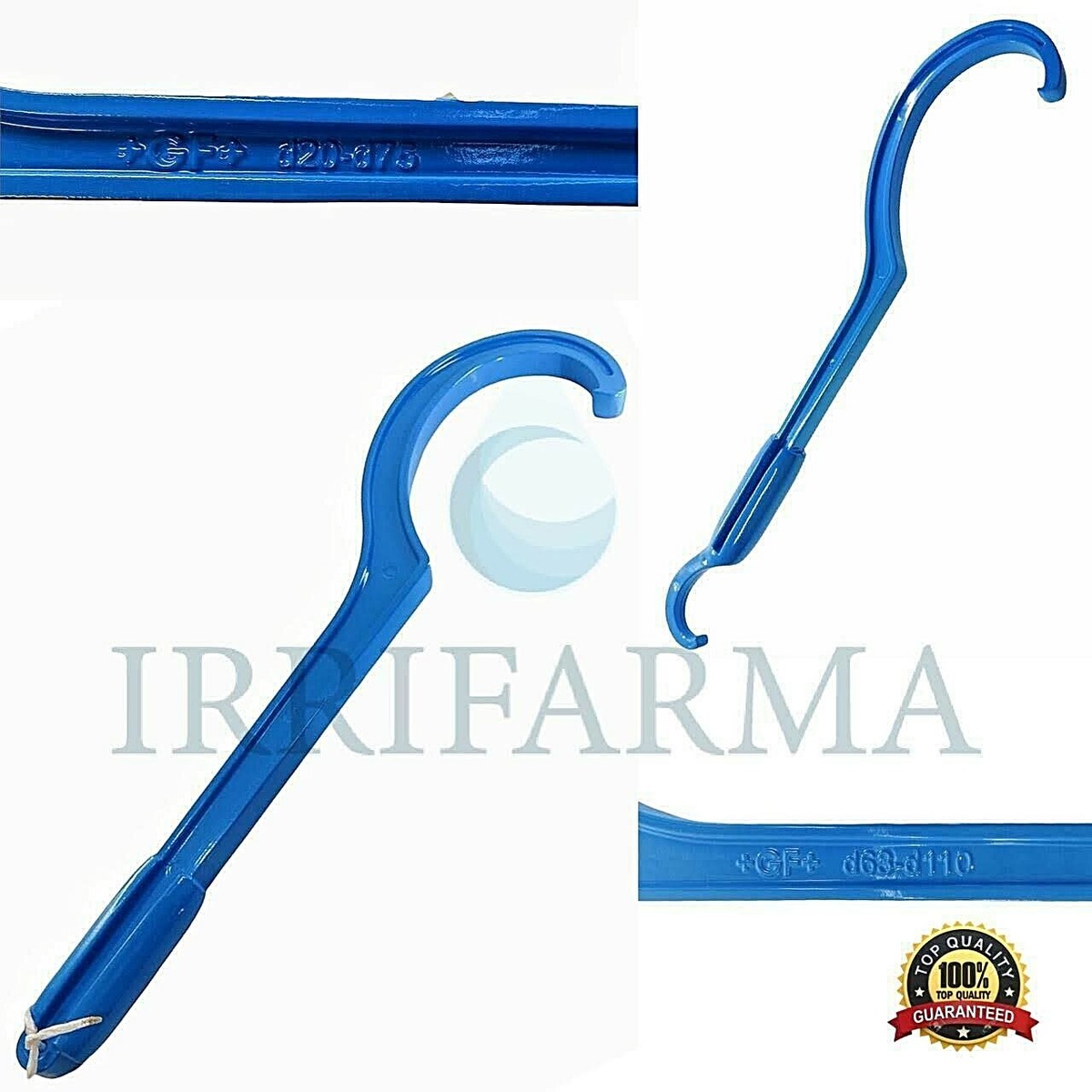 Chiave A Gancio C 100-110mm - Gancio Antiscivolo Per Tornio E Mandrini CNC | Serraggio Professionale - Foto 8