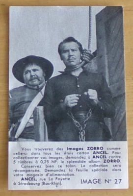 1959 ZORRO # 27 WALT DISNEY ALBUM ZORRO ANCEL IMAGE ORIGINALE - Photo 1/2