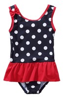 Attraco Baby Girls One Piece Swimwear Cute Polka Dot Swimming Costume Princess 6 Attraco Baby Girls One Piece Swimwear Cute Polka Dot Swimming Costume Princess 6