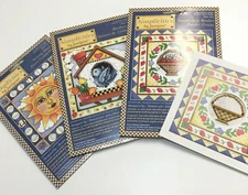 Janlynn Simplicities Cross Stitch 3 Kit Lot Birdhouse Sunny Strawberry Basket