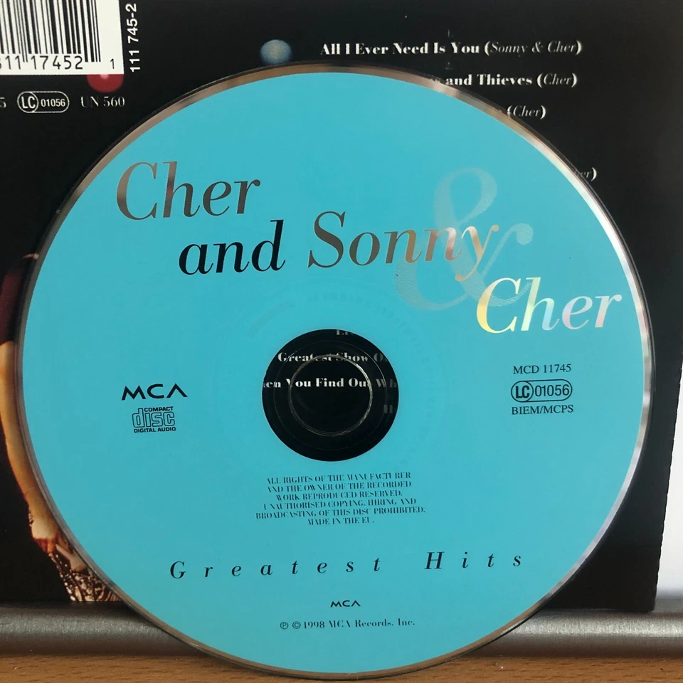 Cher and Sonny & Cher - Greatest Hits - CD 1998 - Bild 4 von 4