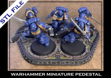 MINIATURE PEDESTAL 3d model stl file.Wargame,Tabletop,