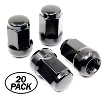 20 12x1.5 Radius OE Factory Style Black Lug Nuts Honda Accord Civic S2000 CRZ 