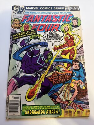 Fantastic Four # 204--Skrull Arc begins--Marv Wolfman,Keith Pollard--1979 - FAIR