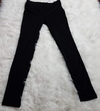 HUE Corduroy Jean Leggings Black XS 