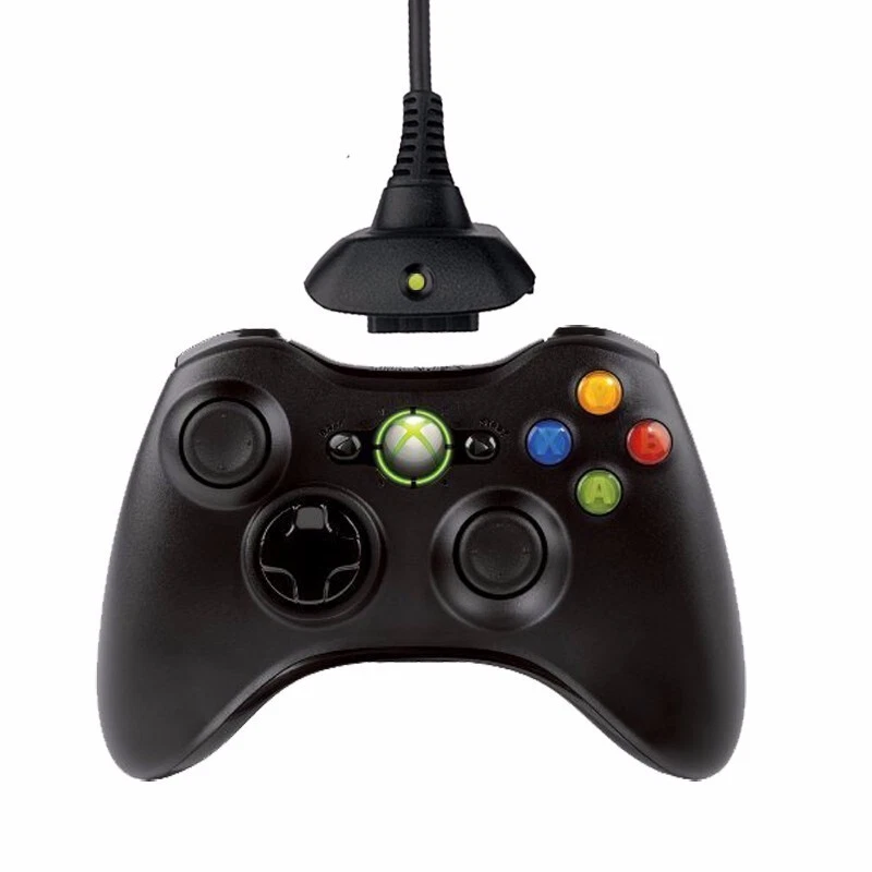 USB Charger Cable for Microsoft Xbox 360 Wireless Gamepad Controller 1.5m Black - Image 3 of 4