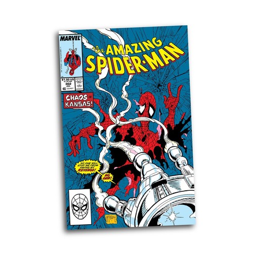 McFarlane The Amazing Spider-Man #301 🕷️ 1:6 Scale Posed Figure w/ Scene Comic - Picture 7 of 10