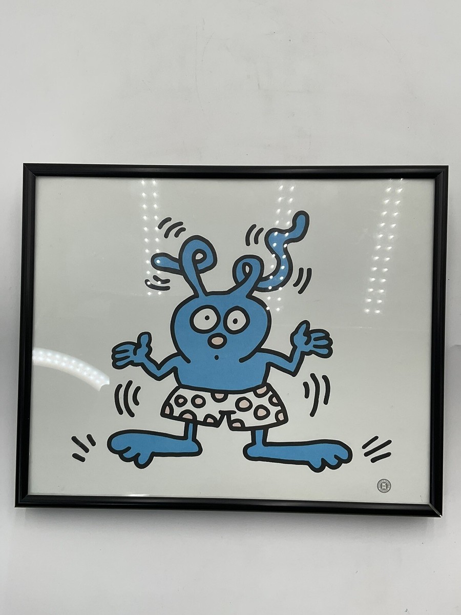 KEITH HARING PRINT FUNNY BUNNY | eBay