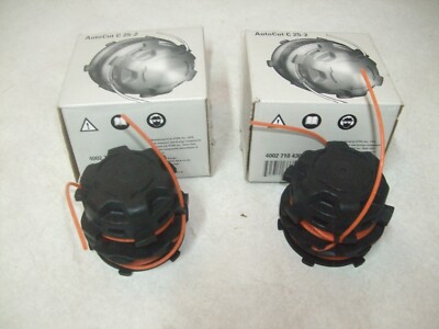 Stihl AutoCut C25-2 Spool Inserts-New-4002-710-4301-Lot of 2
