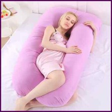Maternity Pillow Case Pure Cotton Cover U-Type for Pregnancy Women