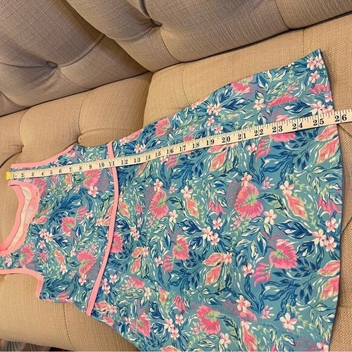 Tommy Bahama Active Floral Resort Dress Girls Size 7-8 Athletic Stretch - Picture 6 of 7