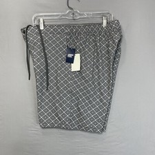 Lands End Men Small 28-30 Gray Geometric 7" Sunset Swim Shorts Trunks NWT Lined
