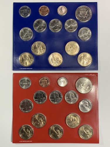 2012 US Mint Unc Coin 28 Piece Clad Set Philadelphia & Denver OGP - Picture 2 of 4