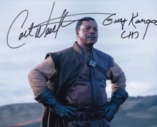 CARL WEATHERS signed autograph 20x25cm STAR WARS MANDO in person autograph ACOA