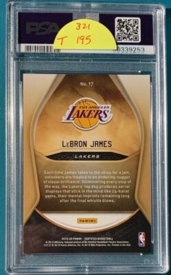 lebron james 17 gold