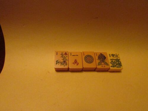 YOUR CHOICE: VINTAGE BAKELITE MAH JONG, MAJONG REPLACEMENT TILES.  TILES ONLY - Picture 1 of 27