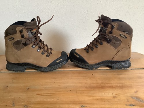 Wanderschuhe, Bergstiefel, Meindl, vibram, Gore-tex, braun, Gr.36, neuwertig - Bild 2 von 8