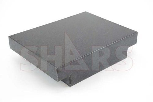 Placa de superficie de granito Shars 9 X 12 x 3" grado A 2 repisas .00005" nueva R - Imagen 2 de 3