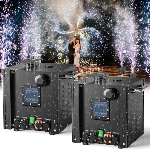 750W Regenfest Bühneneffekt Sparkular Maschine DMX DJ Feuerwerk Funkenmaschine - Afbeelding 16 van 24