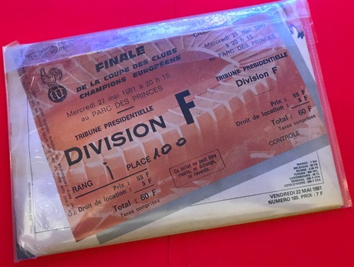 FRANCE FOOT 2 du 22/05/1981 FINAL PROGRAMME CHAMPIONS LEAGUE LIVERPOOL - REAL - Picture 10 of 10