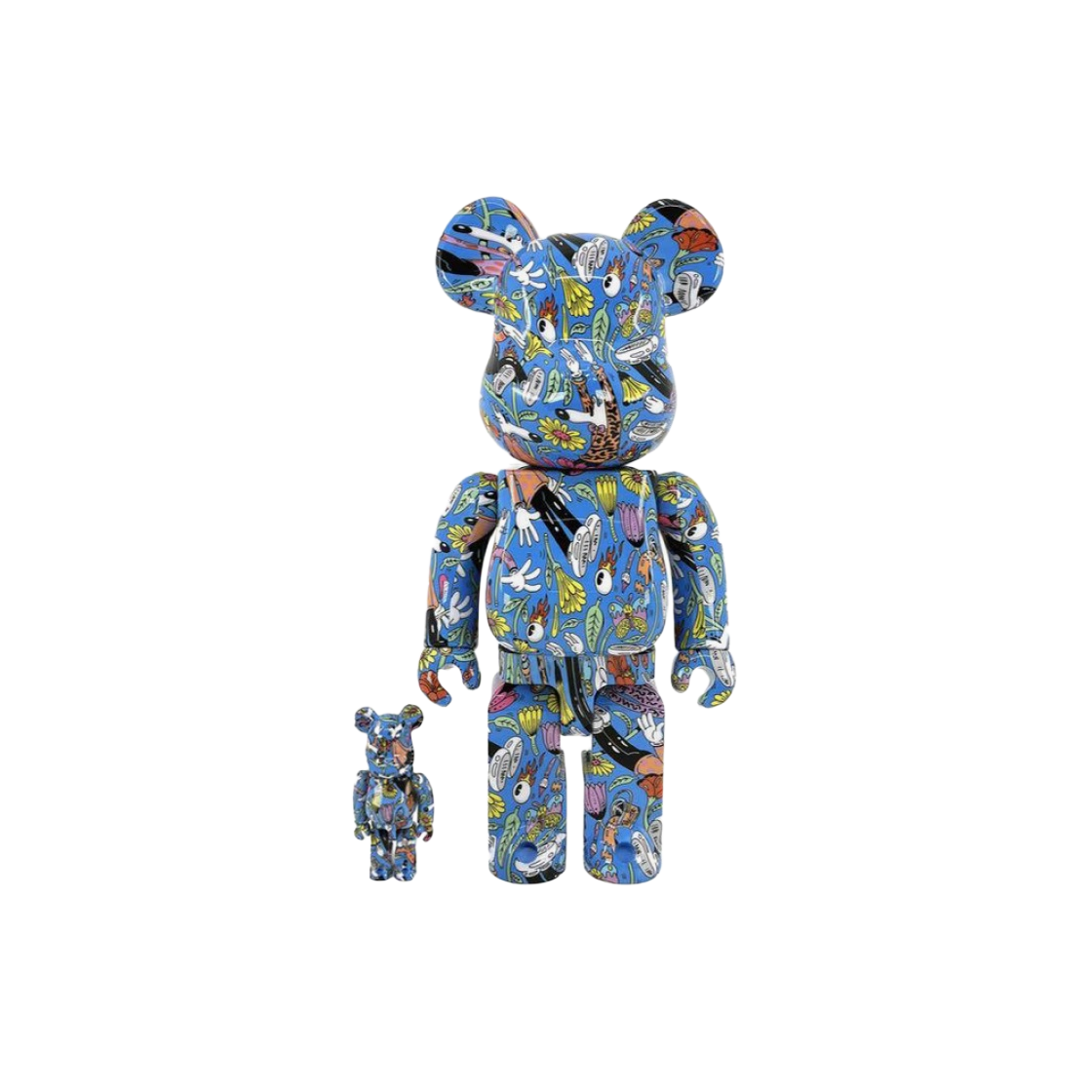 新品steven harrington be@rbrickベアブリック1000% Be@rbrick Bearbrick x Steven Harrington Magic Hour 100% 400% Set