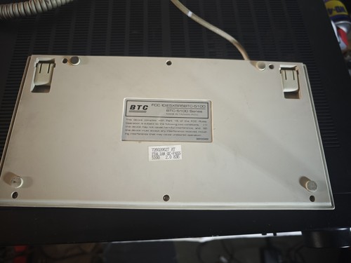 PS/2 Tastiera Keyboard Btc5100 Vintage IBM Commodore Retrocomputer Vintage - Foto 3 di 3