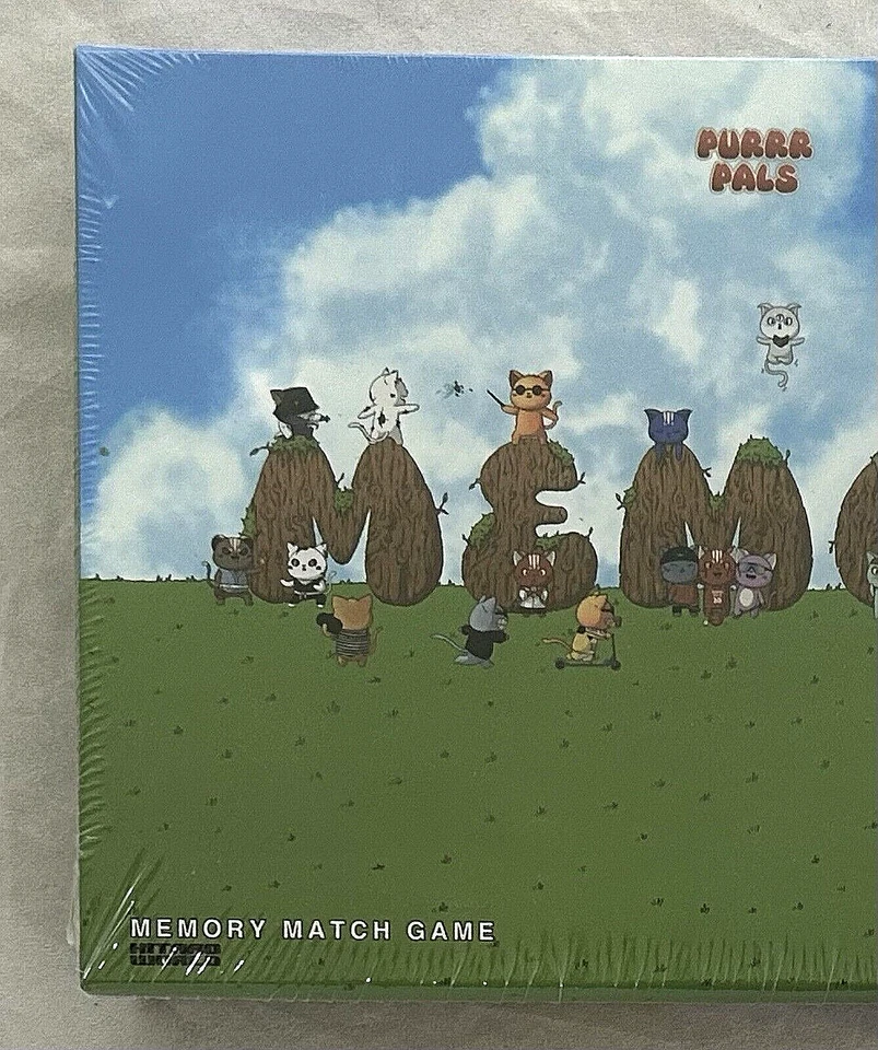 Purr Pals Memory Match Game | 50 Cards | NEW Sealed Kids Cat Game - Image 2 of 4