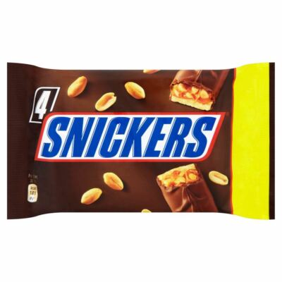 Snickers Multi Pack Bars - 142g - Pack of 4 (142g x 4 Packs) (5.01 oz  x  4)