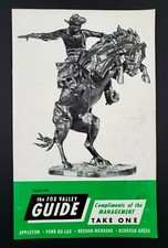 1967 Fox Valley WI Guide Remington Exhibit Motels Local Ads Vintage Booklet