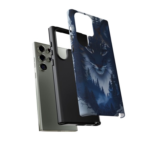 Blue Bobcat Wilderness Cat - Phone Ink Cover Case for iPhone, Galaxy, Pixel - 第 244/281 張圖片
