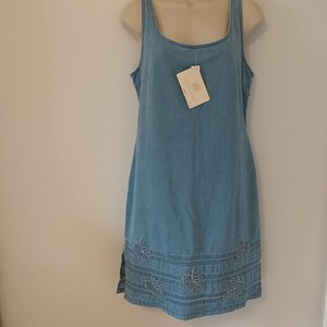 denim bling dress