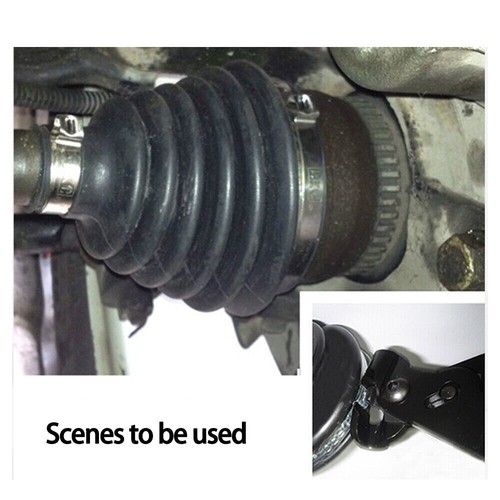 Ear Type CV Joint Boot Clamp Pliers Band Coolant Steering Hose Plier Hand Tool - Picture 5 of 11