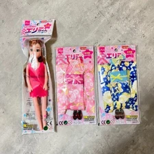 Daiso Ellie chan Doll x1 & Kimono x2 JAPAN Elly Elli Figure
