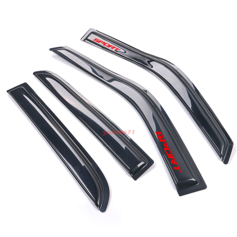 Fits 09-24 Ram 1500 10-25 Dodge Ram 2500 3500 Crew Cab & Mega Cab Window Visors Foto 3 de 4