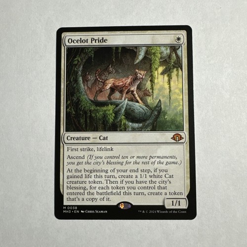 MTG Ocelot Pride Modern Horizons 3 0394 Foil Mythic | eBay