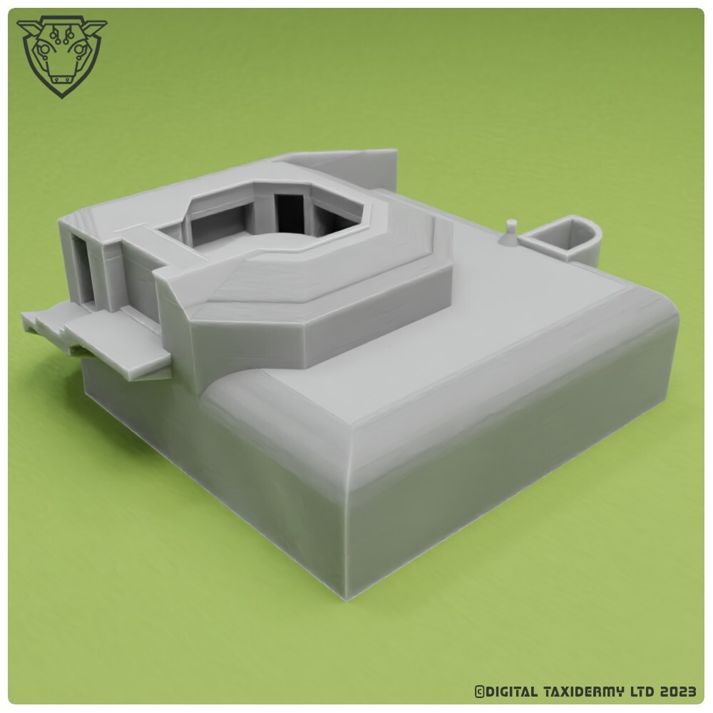 Regelbau L409a Flak Bunker Pointe-Du-Hoc 15mm WW2 d-day railway 1/72 1/ ...