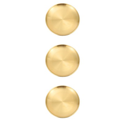  3 Pcs Essenstablett Serviertablett Mit Deckel Edelstahlplatte Kind