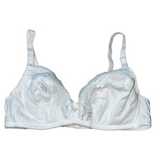 Warner's Cotton Kisses Vintage Bra Size 38B White