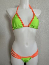 Exotic Dancer Tri Top And Thong Set
